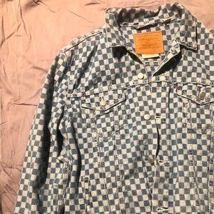 Levi’s Jean checkered jacket